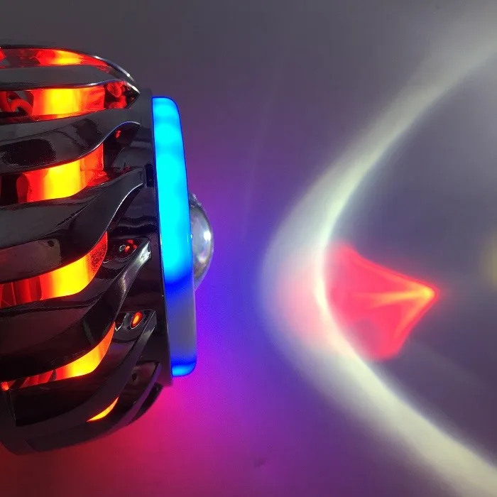 
Светодиодный ангельский налобный фонарь Dvil, стробоскопическая вспышка для мотоцикла 