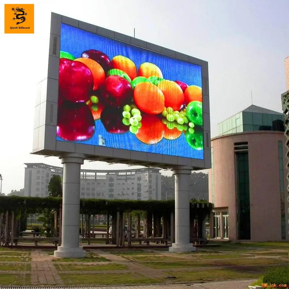 outdoor advertising screens prices