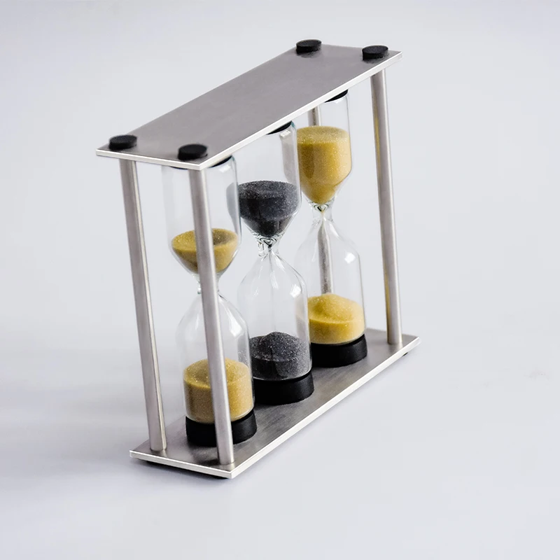 XINBAOHONG 3 4 5 минут, металлическая рама, песочные часы для оптовой продажи, подарочные товары