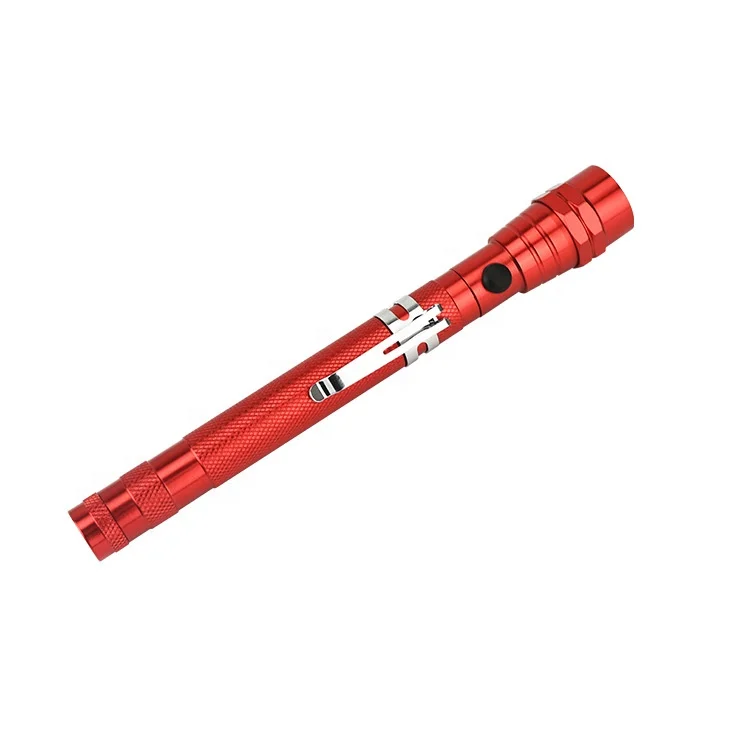 Factory OEM Telescoping Magnetic Pickup Tool With Bright Led Lights Flexible Pick up Led Flashlight With Extendable Neck