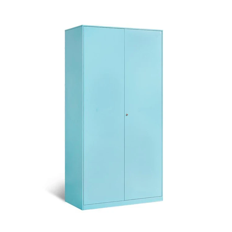 System Storage Cabinet Balcony Corner Storage Wardrobe Cabinet with Shelves and Hanging