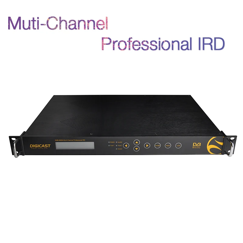 
 Профессиональный IRD HD/SD MPEG-2 H.264 видео декодер IPTV от DVB-S/S2 DVB-T/T2 и DVB-C с 2 * тюнер независимый Входной  