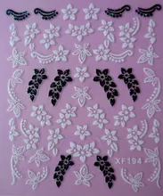 2016 Nails Manicure Nail Sticker 2 Sheet Wholesale Stickers Xf 3d Nail Polish An Optional Companion