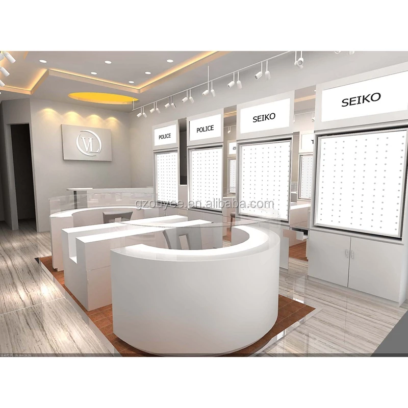 High End Modern Optical Shop Counter Design For Eyewear Store Display