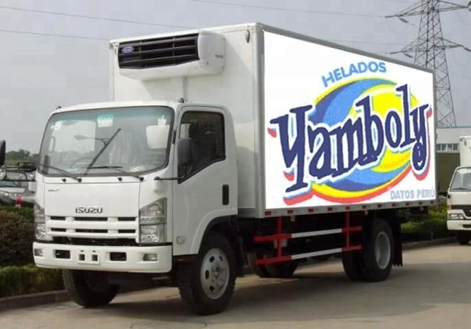 HUAYI 4x2 25m3 190hp Cold Chain Logistics Transport Refrigerator Truck New Condition Light Truck Left Steering Rear for Hot Sale