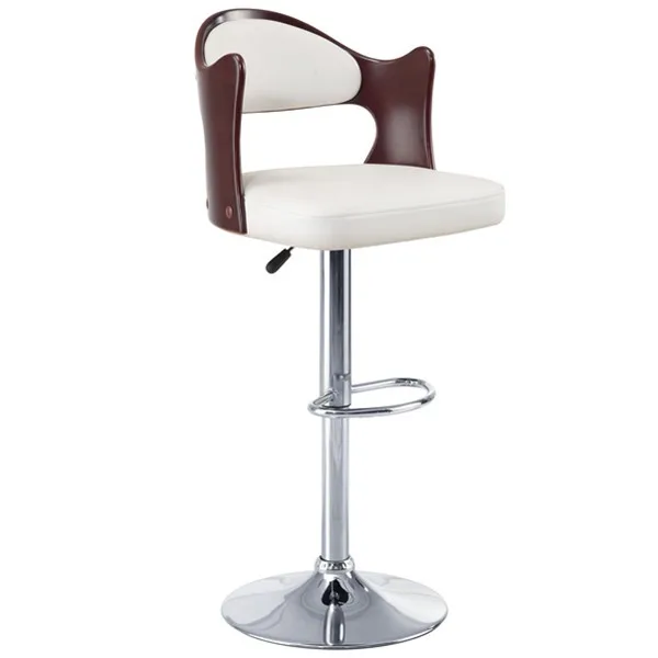 Барный стул нового дизайна, популярное коммерческое барное кресло с высокой обивкой, вращающийся барный стул с формованной фанерой