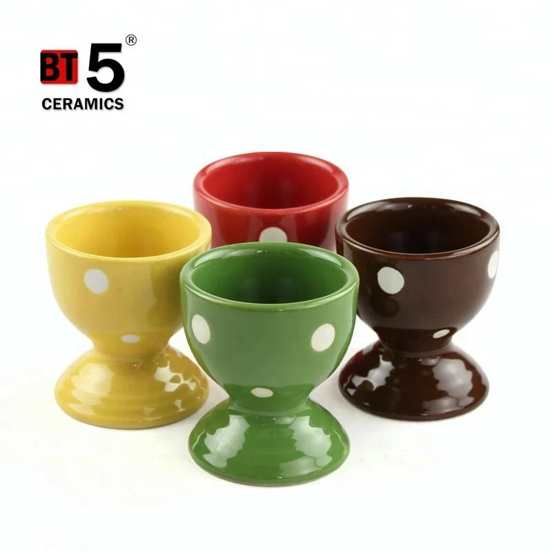 Ceamic Egg Cup Holde Set Of 2, Soft Boiled Egg Cups, Had