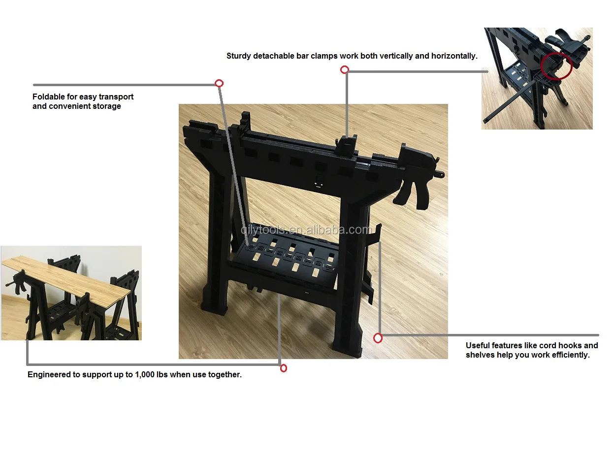 Пластиковая пила, Лошадиная рабочая станция, стойка для инструментов с зажимом