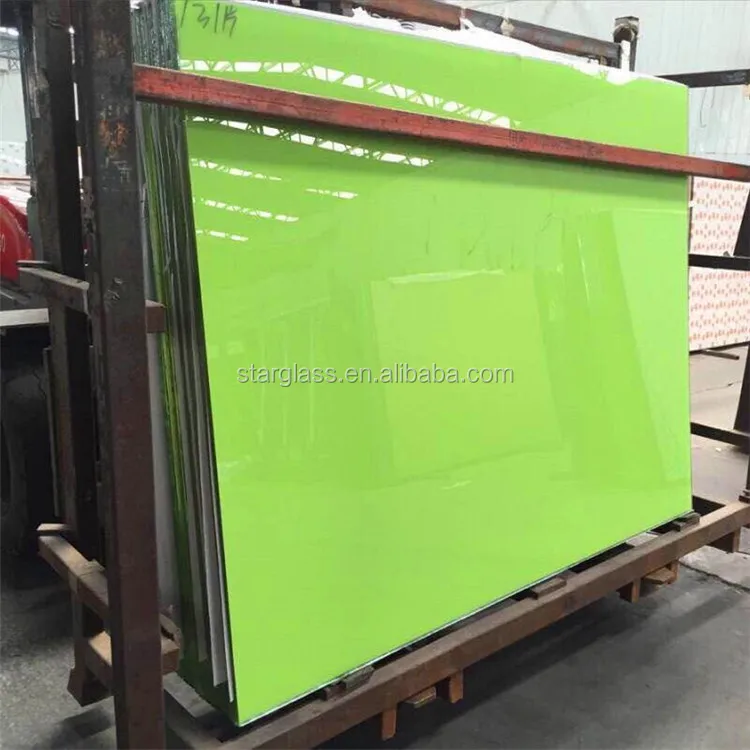 product 35mm 4mm 5mm white back color painted glass lacquered float glass panel for wall furniture decor-3