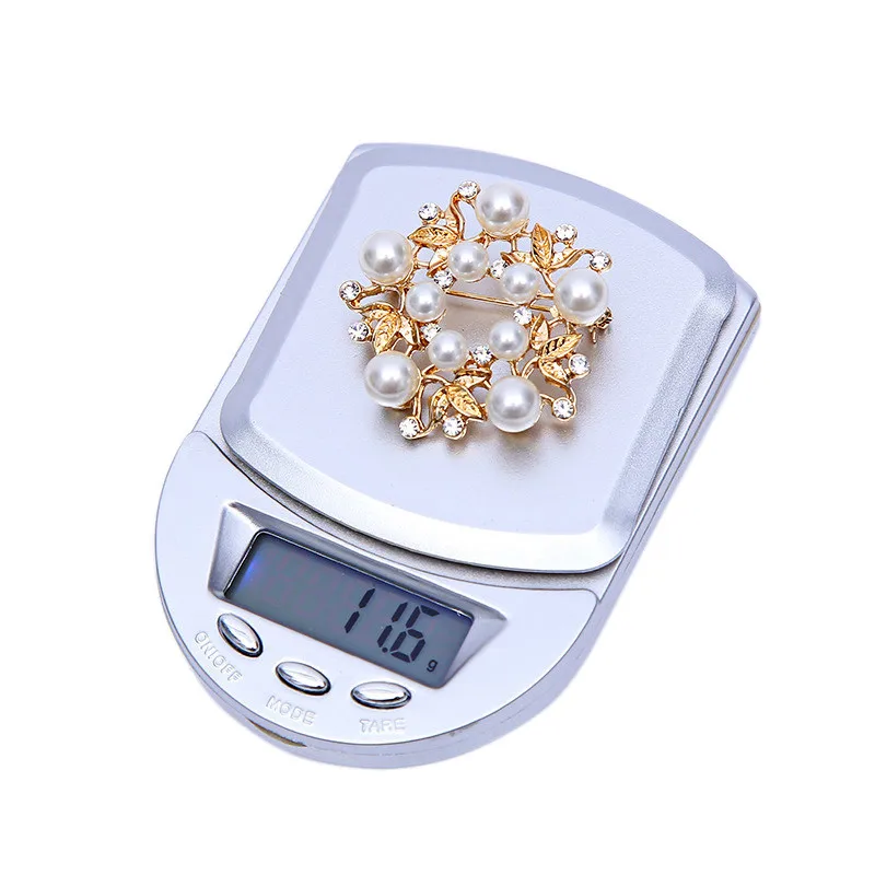 Electronic Pocket Digital Scales Jewellery Gold Weed Weighing LCD 0.1g 500g 