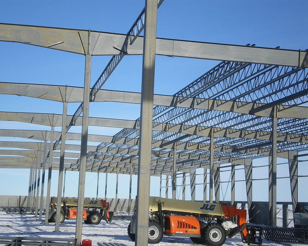 Lightweight Long Span Metal Steel Structures Welded Roof Truss Shed Design for Warehouse Custom Cutting Processing Service