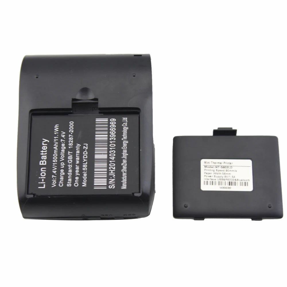 Mini Thermal Printer 58mm Blue Tooth Thermal Printer Portable Mobile Printer Android Ios