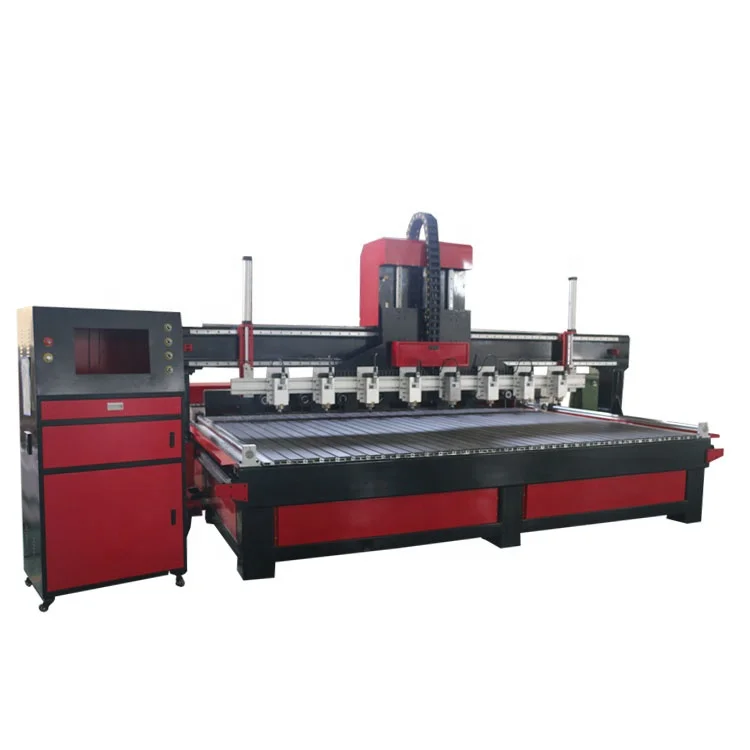 Multi Heads CNC Wood Machine Engraving and Carving Wood Best Seller CNC ...
