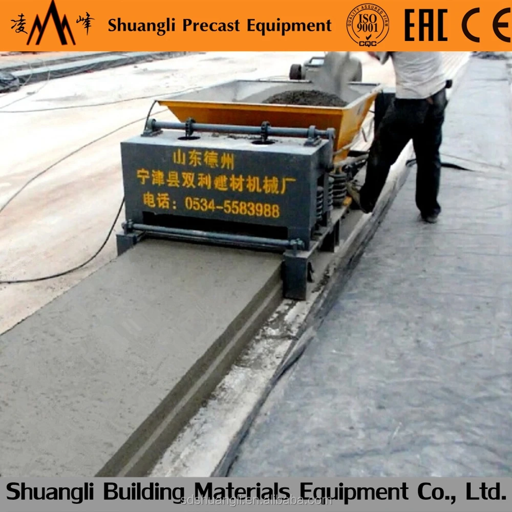 Small Scale Precast Concrete Plants with Prestressed Hollow Core Slab Machine