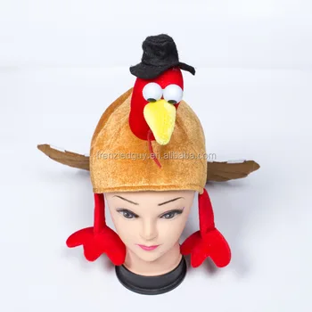 Wholesale Thanksgiving Party Hats Animal Chicken Turkey Hat - Buy Party ...