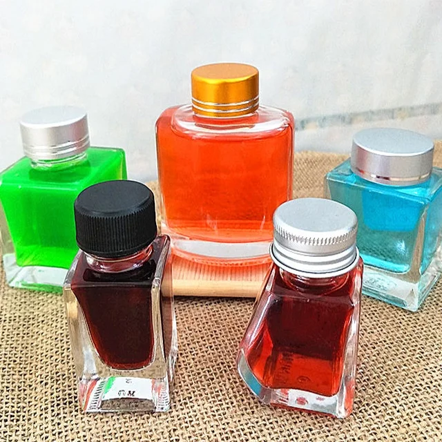 厂家15毫升油墨玻璃瓶方笔水瓶 - buy ink glass bottle,ink unique
