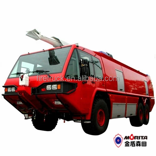 JINDUN Airport Fire Fighting and Rescue Vehicle 7001L Tank Capacity