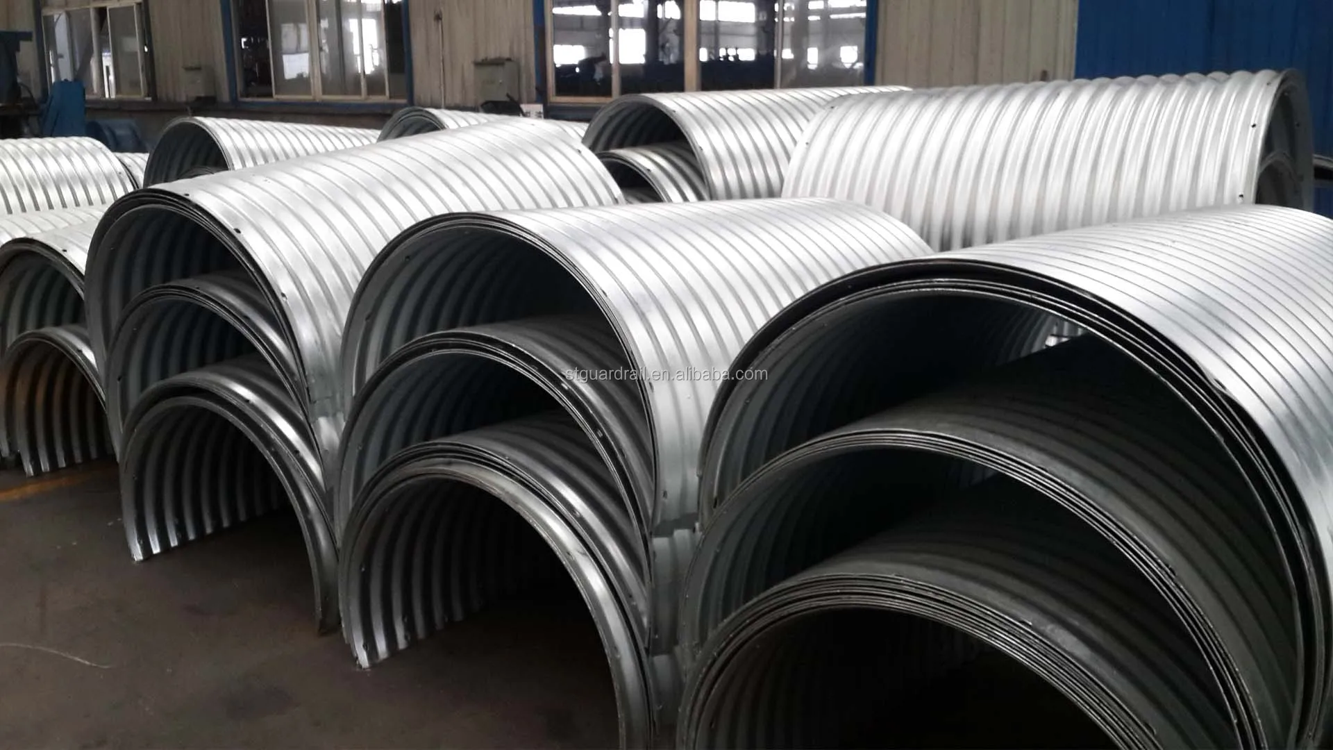 Large Diameter Corrugated Steel Pipe With Galvanized High Quality Road