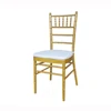 7 bars gold wedding chair with coushion
