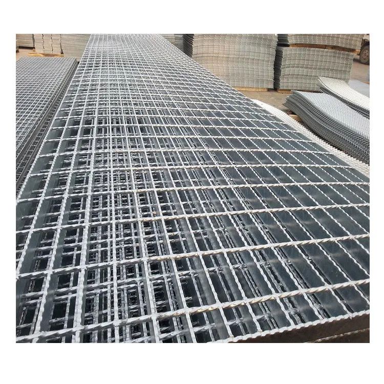 32 X 5mm Steel Walkway Grating , Flat Hot Dipped Galvanised Steel