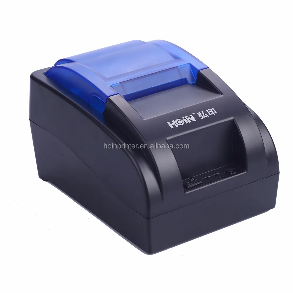 58mm Cheap Hoin Thermal Ticket Printer Mini Receipt POS Printer for Smartphone and Computer Bt+usb