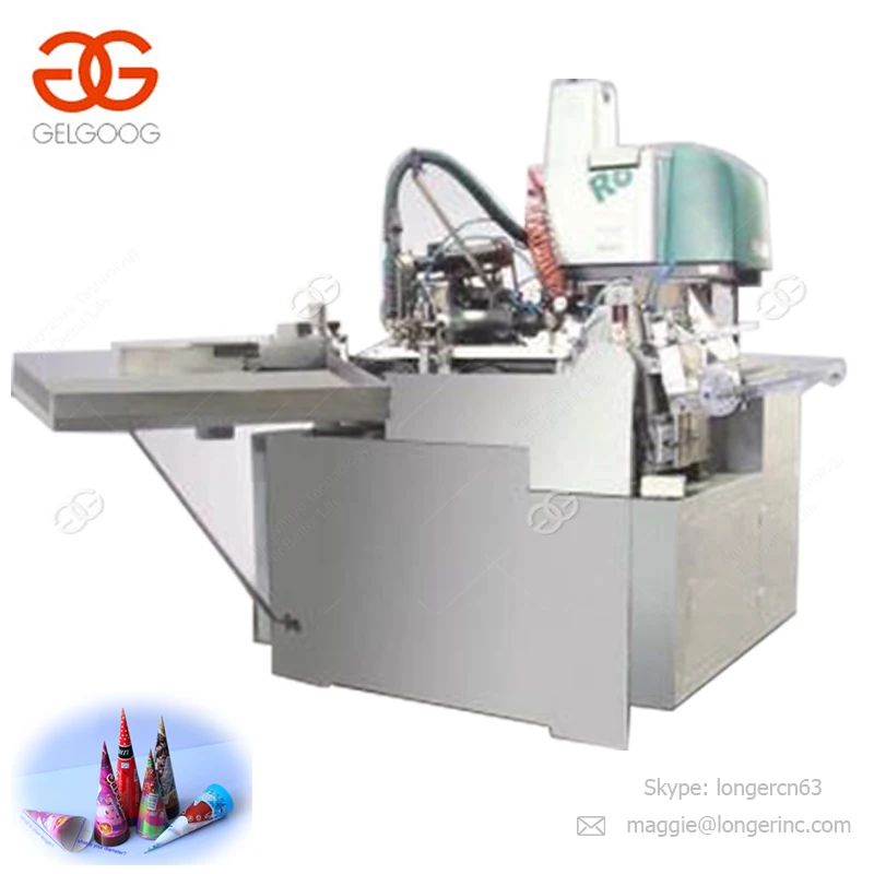 Automatic Ice Cream Paper Cone Sleeve Forming Machine Paper Cone Making Machine Paper Cone Machine for Textile