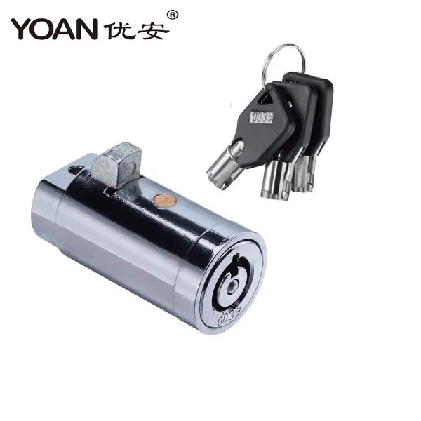Capsule Vending Machines 1 Set Zinc Alloy T Handle Lock With Keys For Vending Machines Universal Replacement Candy Snack Soda Machines Candy & Bulk Vending Machines