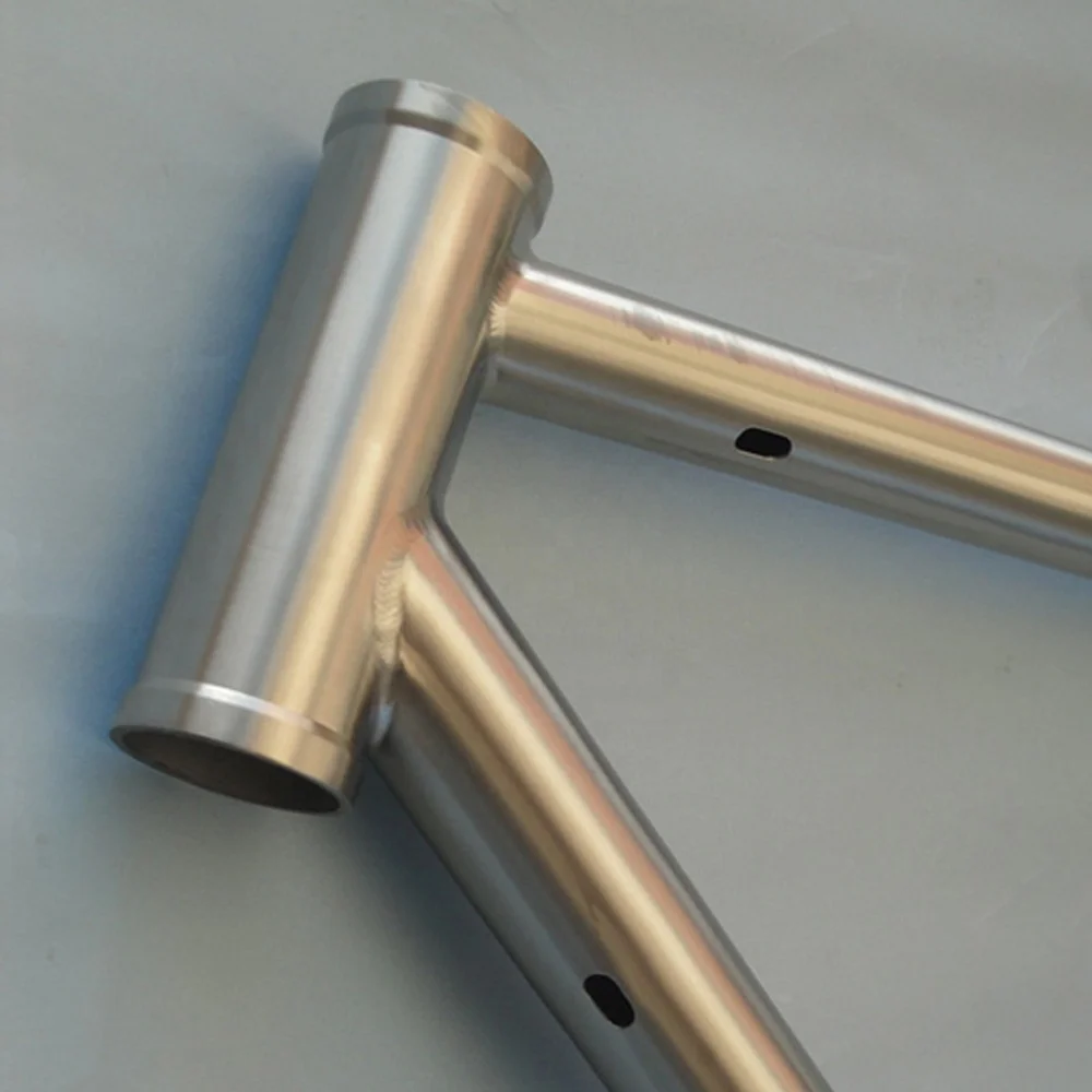 Waltly Cyclocross  700C Titanium Road Bike  Frame with Internal  Cable Routing