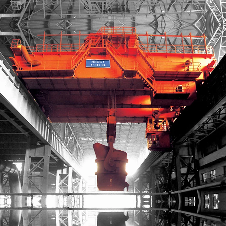 Metallurgical Workshop Ladle Casting Bridge Foundry Crane
