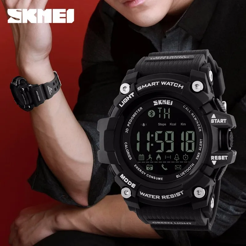 SKMEI 1227 Cheap Watch with App Remind Outdoor Sports Watch Skmei Men Cool Smart Watches