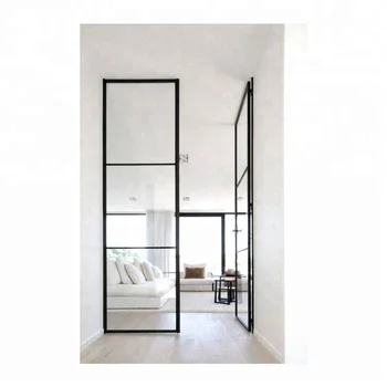 Swing Door Exterior Double Swing Narrow Thin Aluminium Frame French ...