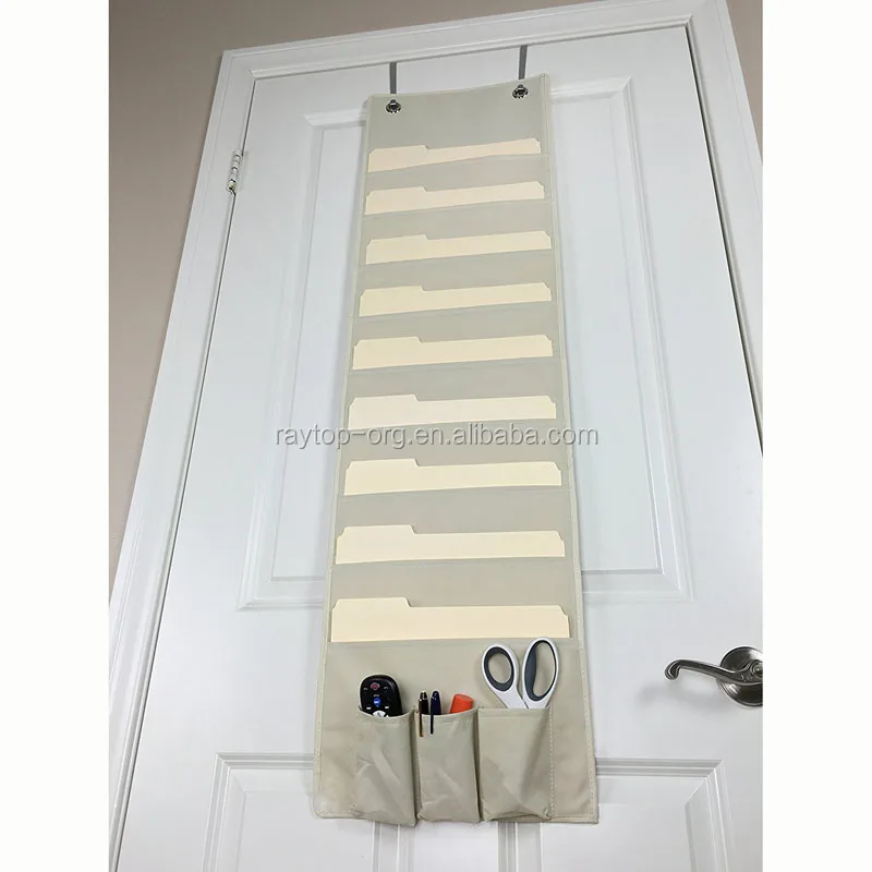 
 Настенный тканевый органайзер для хранения офисных принадлежностей, подвесной органайзер для файлов  