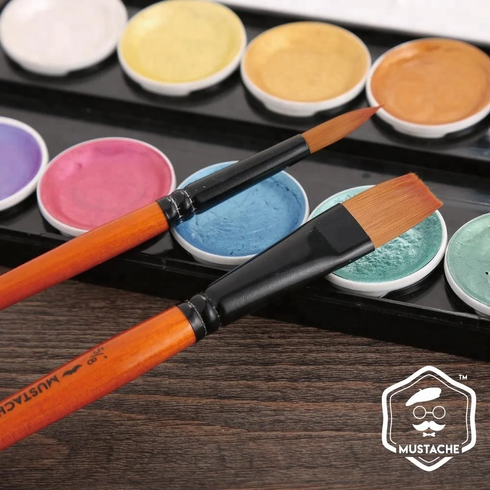 Усы 10 шт. акриловый набор синтетических кистей для оптовых продаж товары рукоделия картины художника