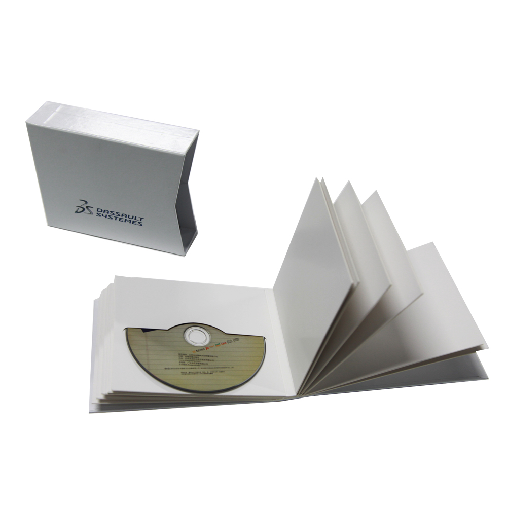 Customized Printed CD Box Set Rigid C1S Paperboard Recycled Materials Eco-Friendly Packaging for CDs DVDs and Records