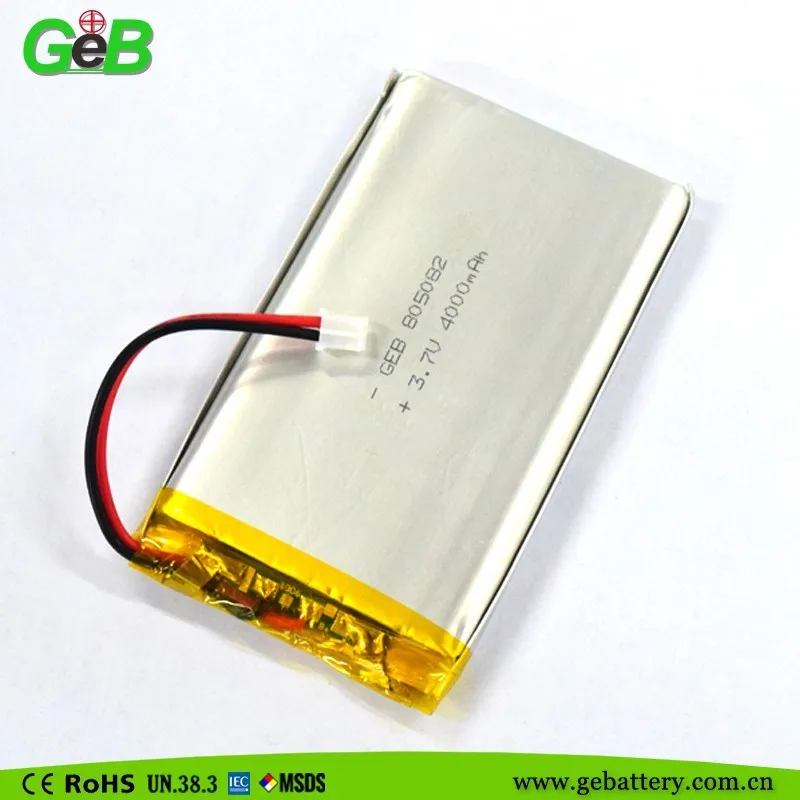 Anders Document team 3.7v 4000mah lipo battery rechargeable 4000mah battery 3.6v 4000mah(3.7v)  14.8wh, View li-polymer 4000mah battery, GEB Product Details from General  Electronics Technology (Shenzhen) Co., Ltd. on Alibaba.com