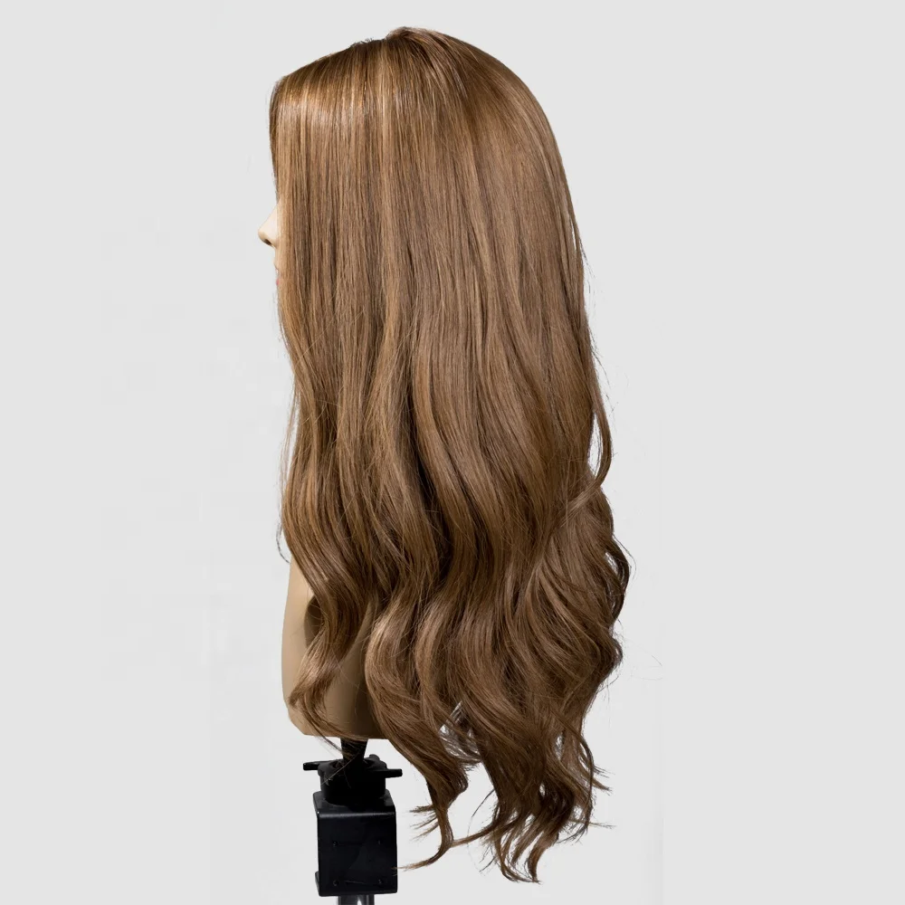 Wholesale Women Silk Base Topper Clip in Hair Piece Jewish Kosher 7x8' Human