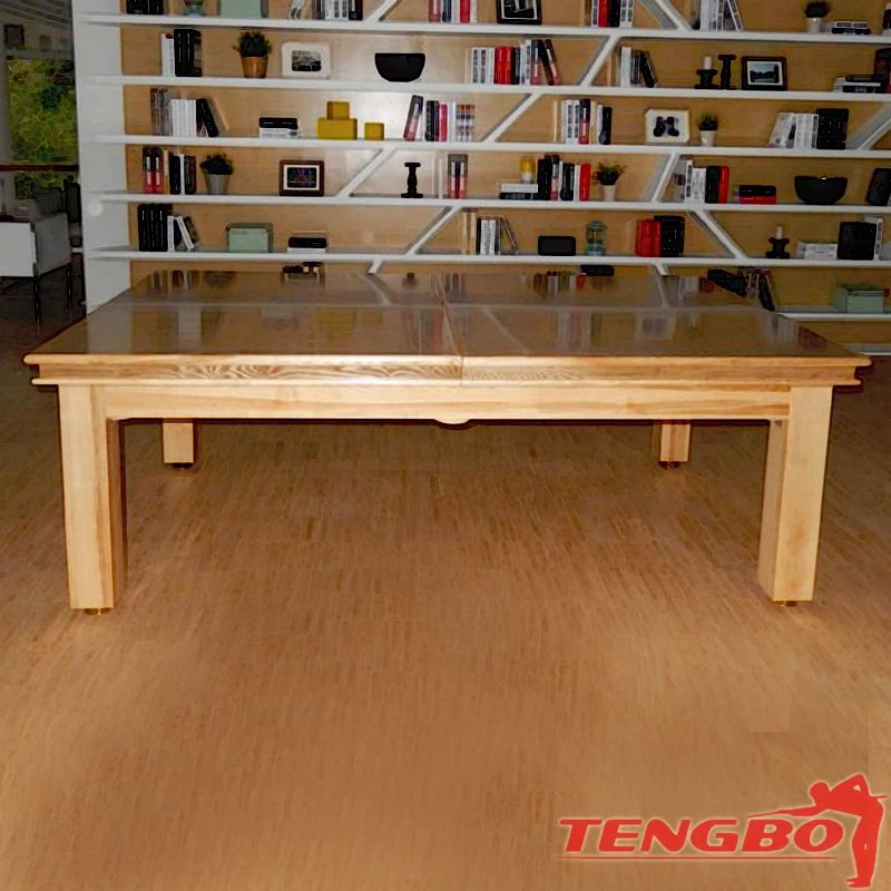 Новый тренд по заводской цене обеденный стол из массива дерева 9 футов 8 бильярдный для