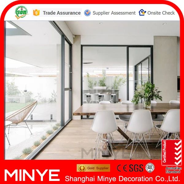 Front House Design Big Fixed windows Aluminum Picture Window Price