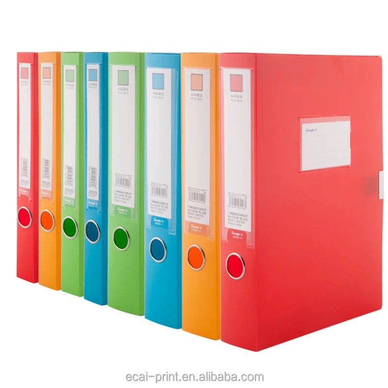 
 Индивидуальный пластиковый ящик для хранения файлов формата А4  