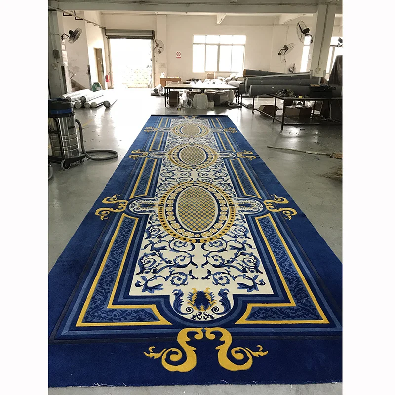 High Quality Customized Handmade Carpet Arabic Style Soft Carpet Luxury Corridor Hotel or Villa Carpet