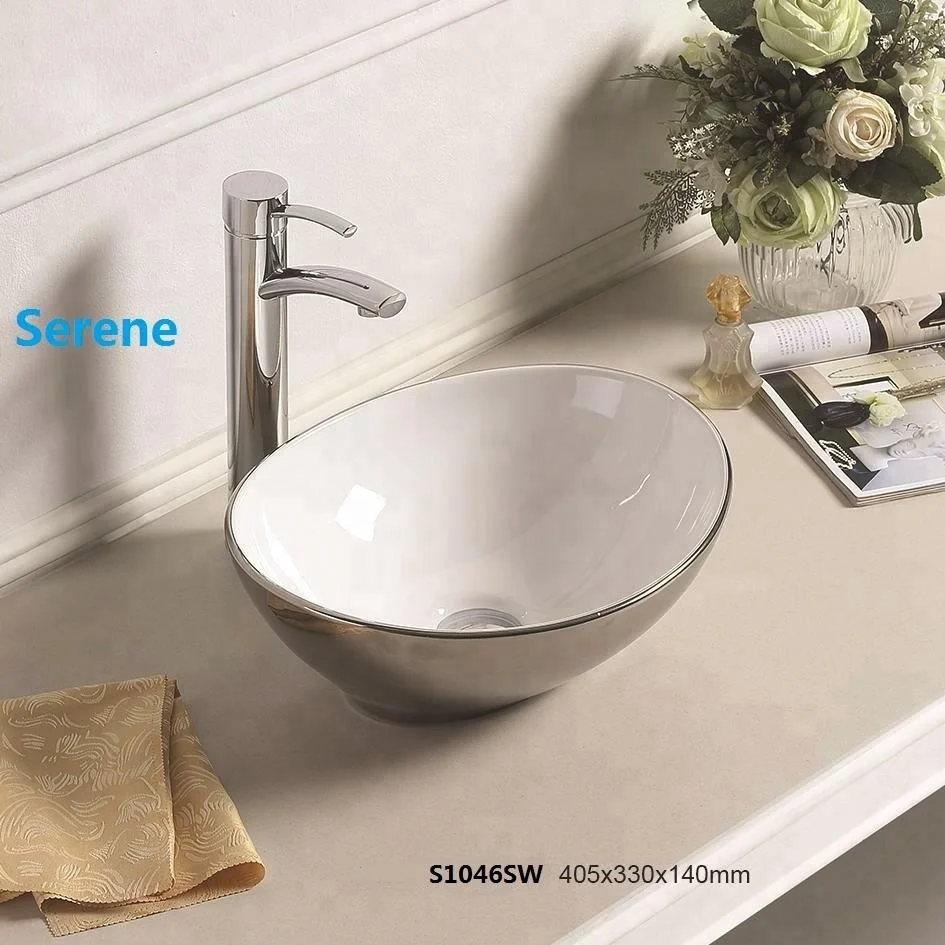 Commercial Construction Luxury Bathroom Vanities Small Wash Basin Mini Ceramic Chrome Vessel Sink Buy Vessel Sink