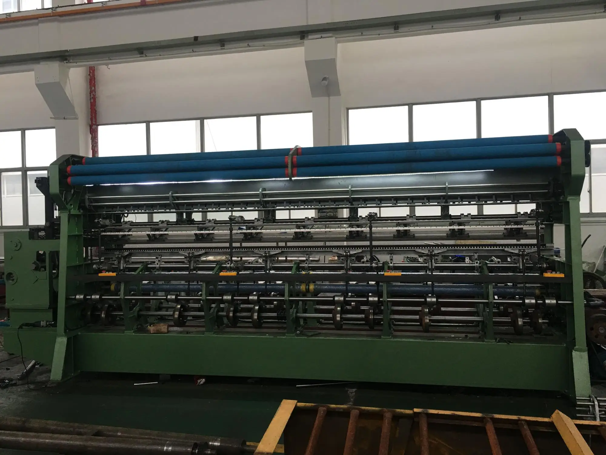 Manual Operation Fishing Net Making Machine with ONE YEAR Warranty and 7500 KG Weight for High Production