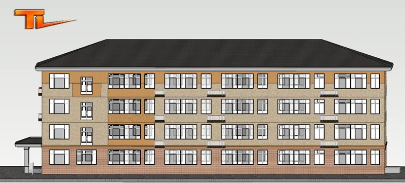 Steel Structure Office with Multi Storey Construction Building Projects Made by Factory
