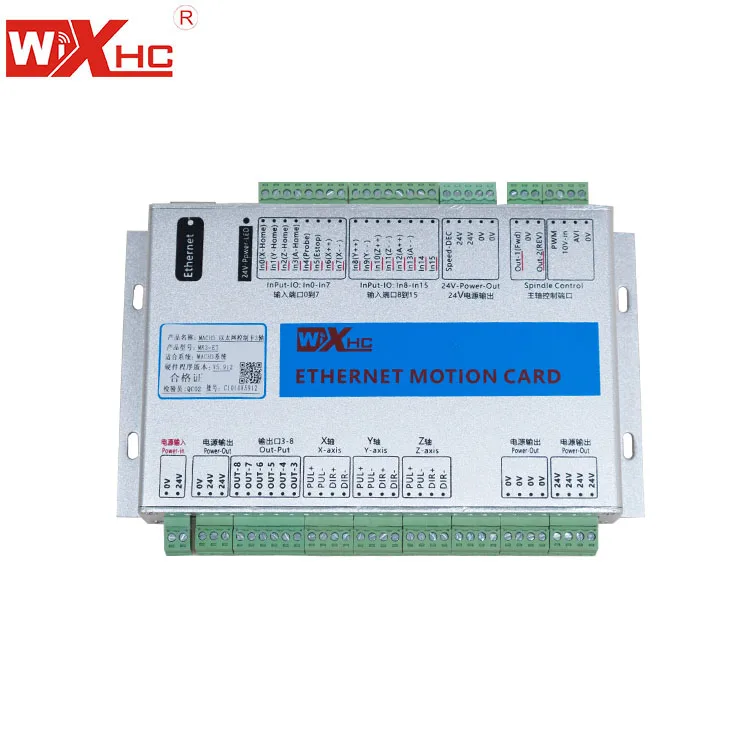 Xhc Mach 3 3 Axis Ethernet Motion carte de commande CNC Breakout Board Pour Graveur