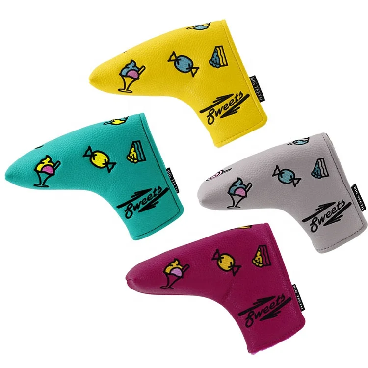 Custom Pu Leather Golf Headcover Candy Series Golf Club Headcover Golf