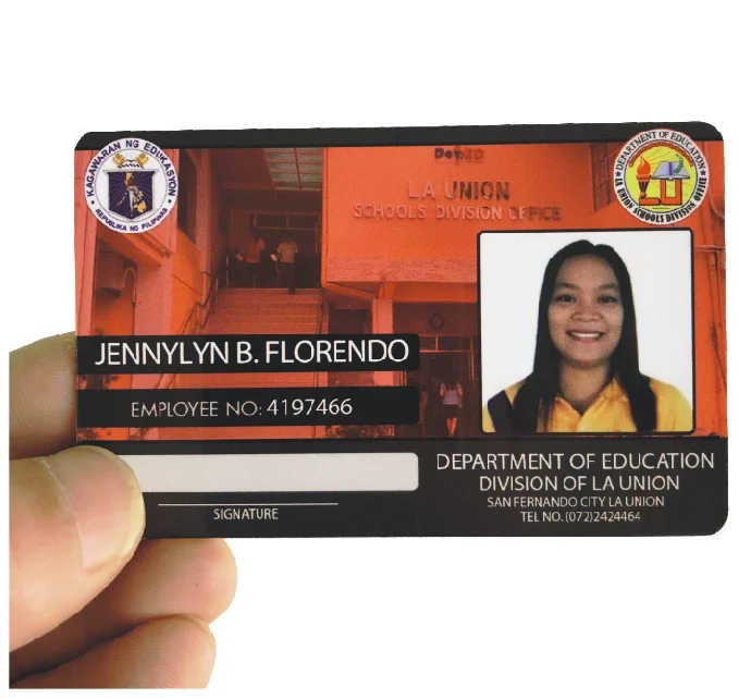 PVC Printed Identity Card for Staff with Photos and Chips
