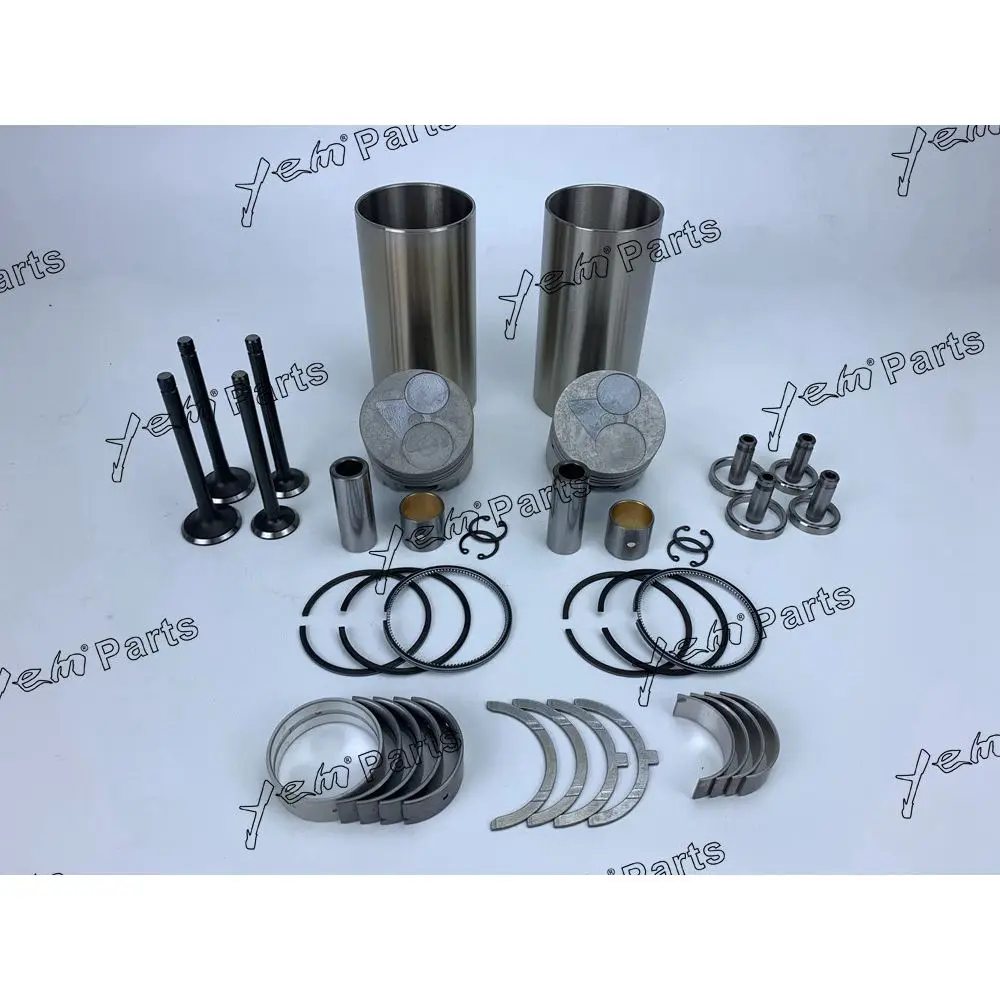 Z402 Engine Overhaul Kit With Piston Rings Liner Engine Valves Bearings Set for Kubota 2