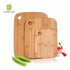 Kitchen Bamboo Set Bamboo Bamboo Set Kitchen Items 3-piece Bamboo Cutting Board Set For Vegetable Fruit Meat