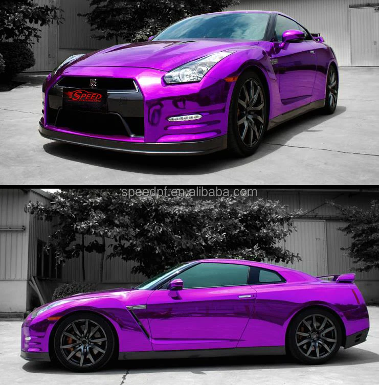 Purple Mirror Chrome Vinyl Wrap