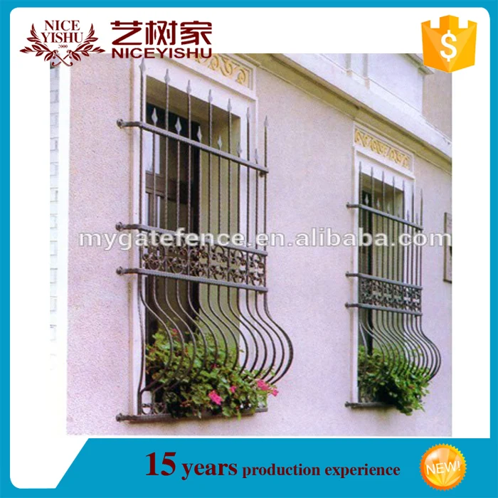 Beautiful Luxury Italian Style Used Security Modern Simple Fixed Steel Window Grill Design With Pvc Coated From Philippines View Fixed Steel Window Grill Design Yishujia Product Details From Shijiazhuang Yishu Metal Products